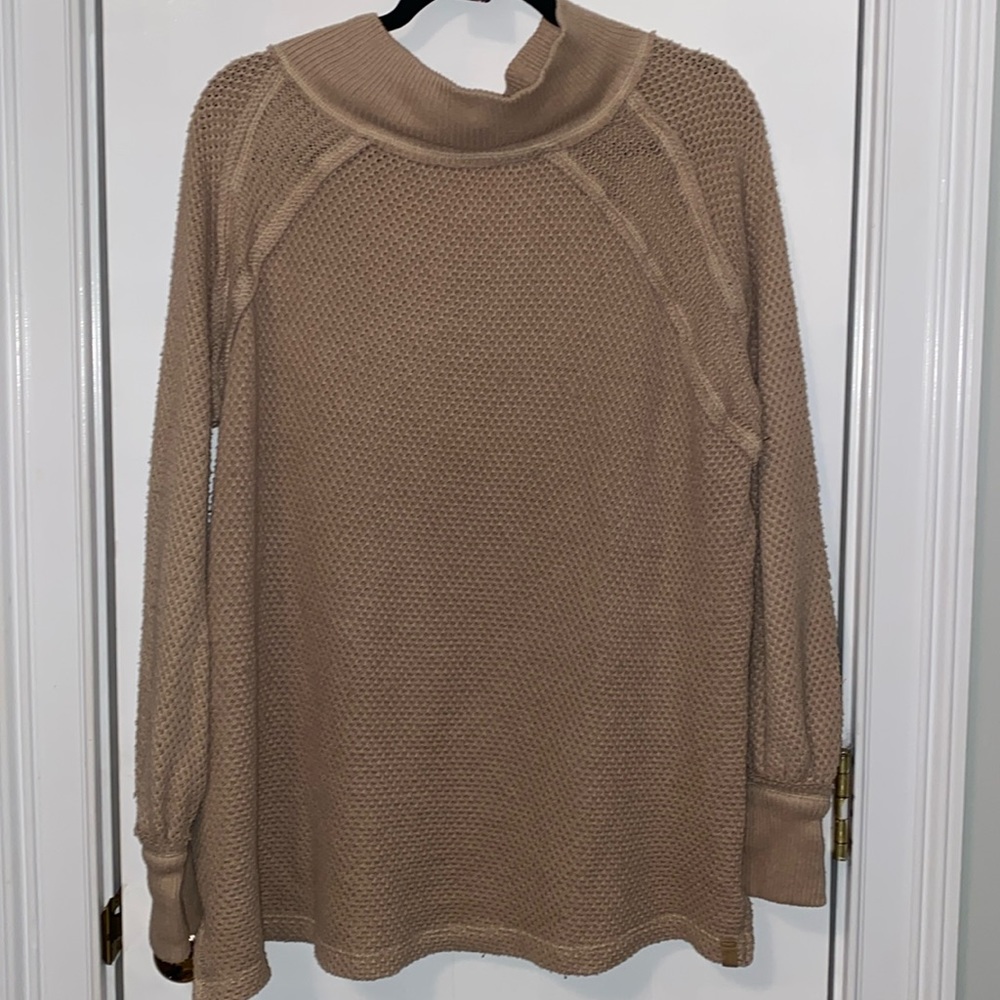 #204-  We The Free Khaki Sweater